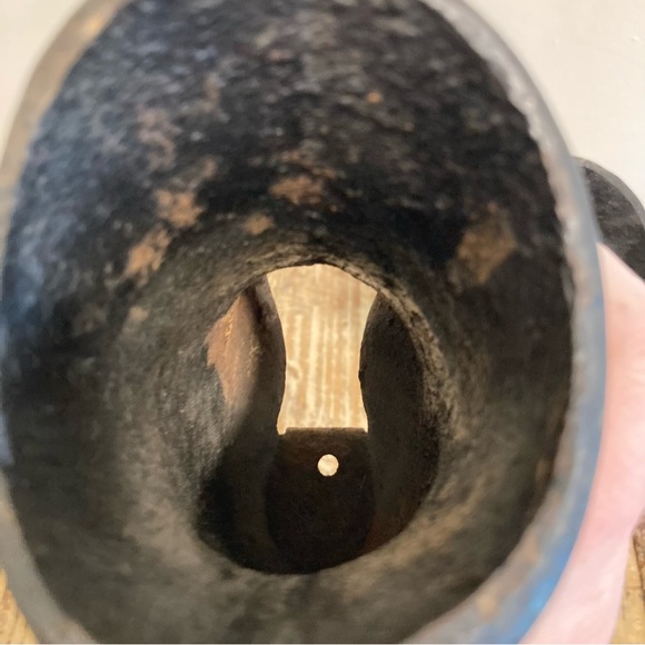 Antique Cast Iron Mannequin Boots Victorian Child Size Shoes - Picture 11 of 12